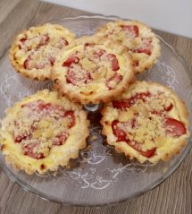 Koláč křehký s ovocem 150g (1,3,7)