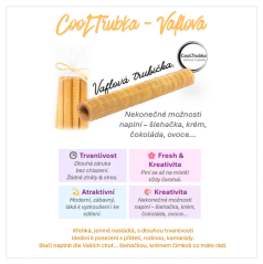 CoolTrubka - Vaflová trubička R3 (Balení 10ks)
