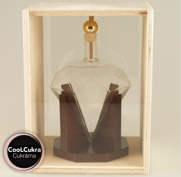 Dárková láhev - Diamant 0,35 l – švestka 40 %