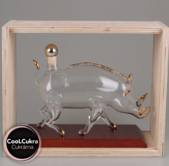 Dárková láhev - Divoké prase 0,2 l - švestka 40 %