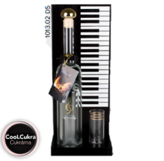 Dárková láhev - Sada Piano 0,2 l - švestka 40 %