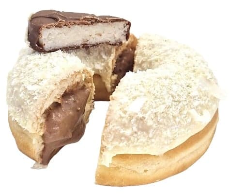 Donut -  S náplní - Kokosové BOUNTY s čokoládovou náplní